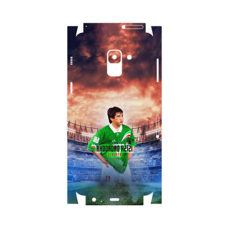 برچسب پوششی ماهوت مدل Khodadad Azizi-FullSkin مناسب برای گوشی موبایل سامسونگ Galaxy A8 2018