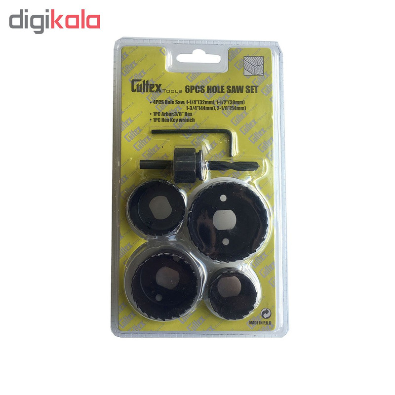 مجموعه 6 عددی مته گردبر کاتکس تولز مدل f6