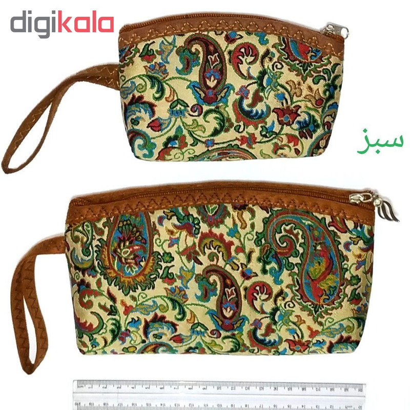 کیف لوازم آرایشی طرح ترمه کد Ammami-01