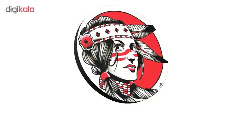 استیکر طرح دختر 29