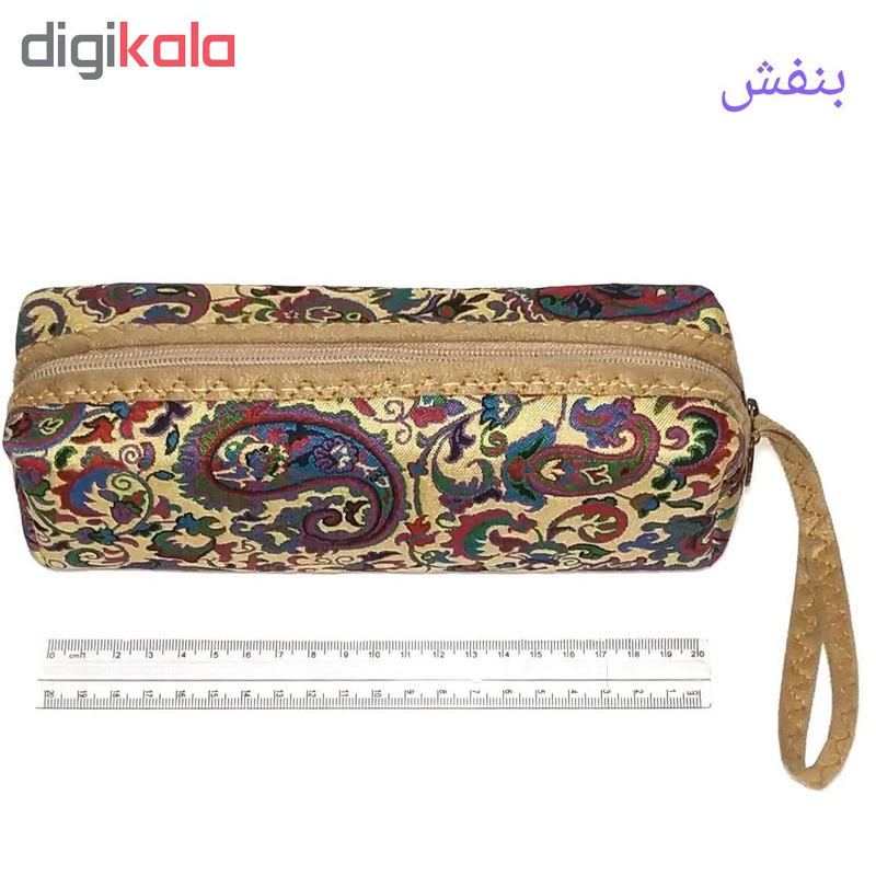 جامدادی و کیف لوازم آرایشی طرح ترمه کد bensin-01 جامدادی و کیف لوازم آرایشی طرح ترمه کد bensin-01
