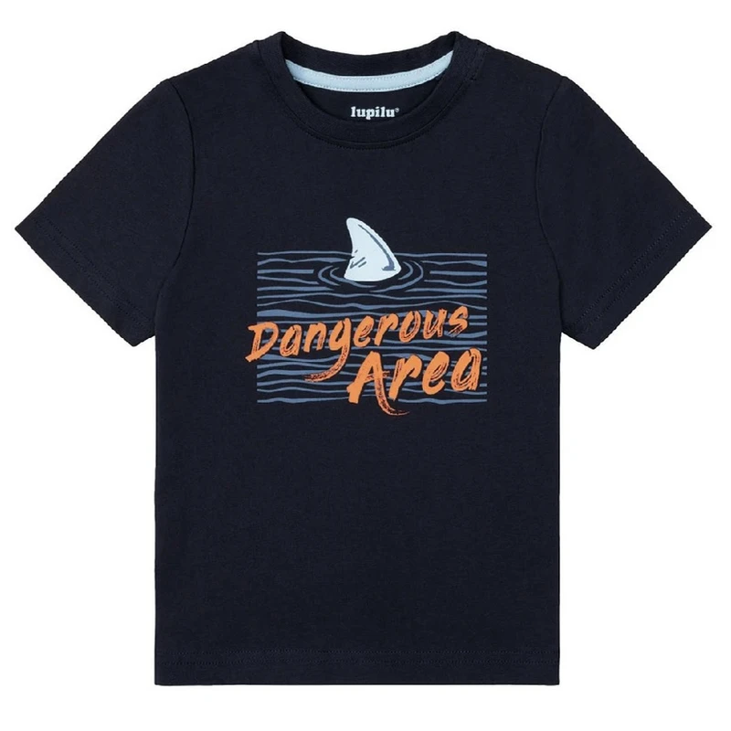 تی شرت آستین کوتاه پسرانه لوپیلو مدل 19235992 رنگ سرمه ای