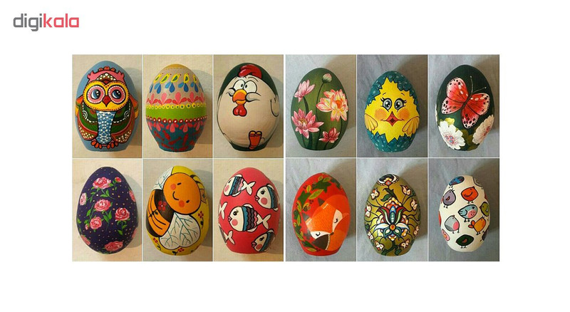 تخم مرغ تزیینی سفره هفت سین مدل JD 1398