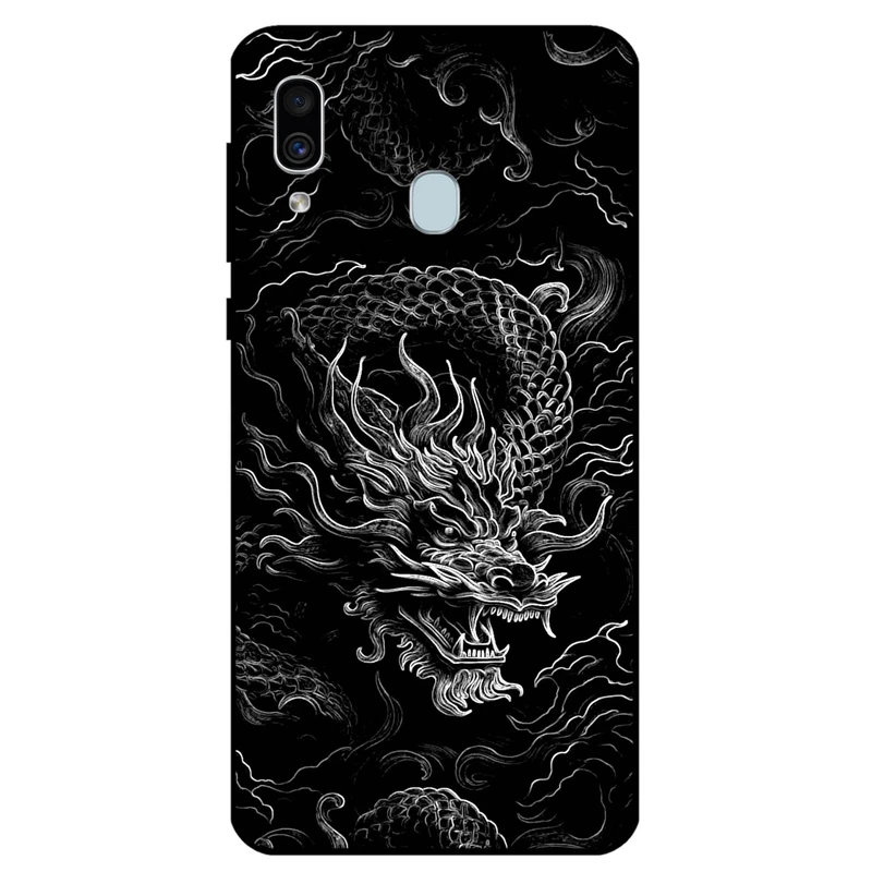 کاور مگافون طرح اژدها مدل 1897 مناسب برای گوشی موبایل سامسونگ Galaxy A20 / A30 / M10 S         