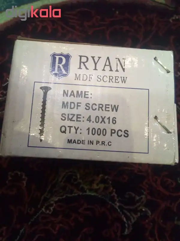 پیچ ام دی اف RYAN مدل mdf-4-16 بسته 1000 عددی