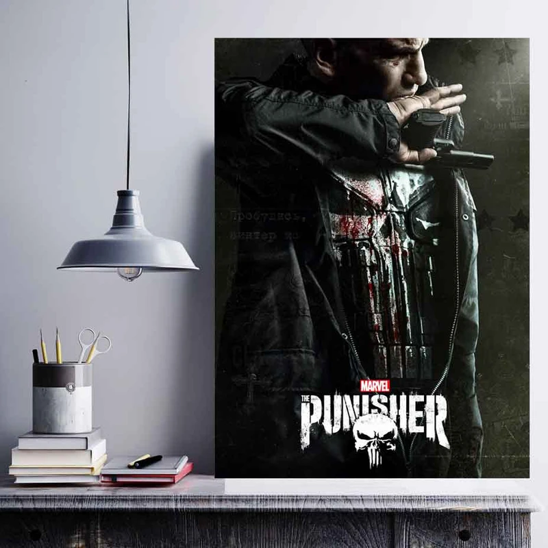 تابلو شاسی گالری استاربوی طرح Punisher مدل Marvel 03