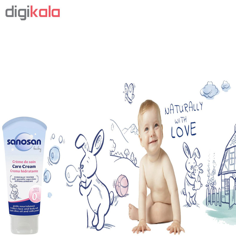 کرم مرطوب کننده کودک سانوسان مدل Care Cream حجم 75 میلی لیتر کرم مرطوب کننده کودک سانوسان مدل Care Cream حجم 75 میلی لیتر