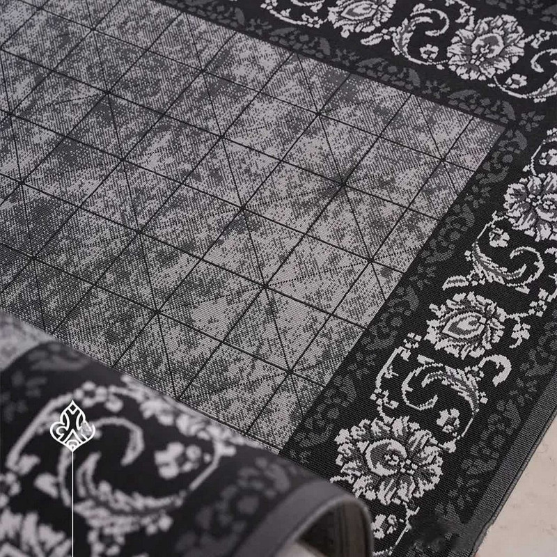 گلیم ماشینی دنیای فرش مدل لعیا کد 2004