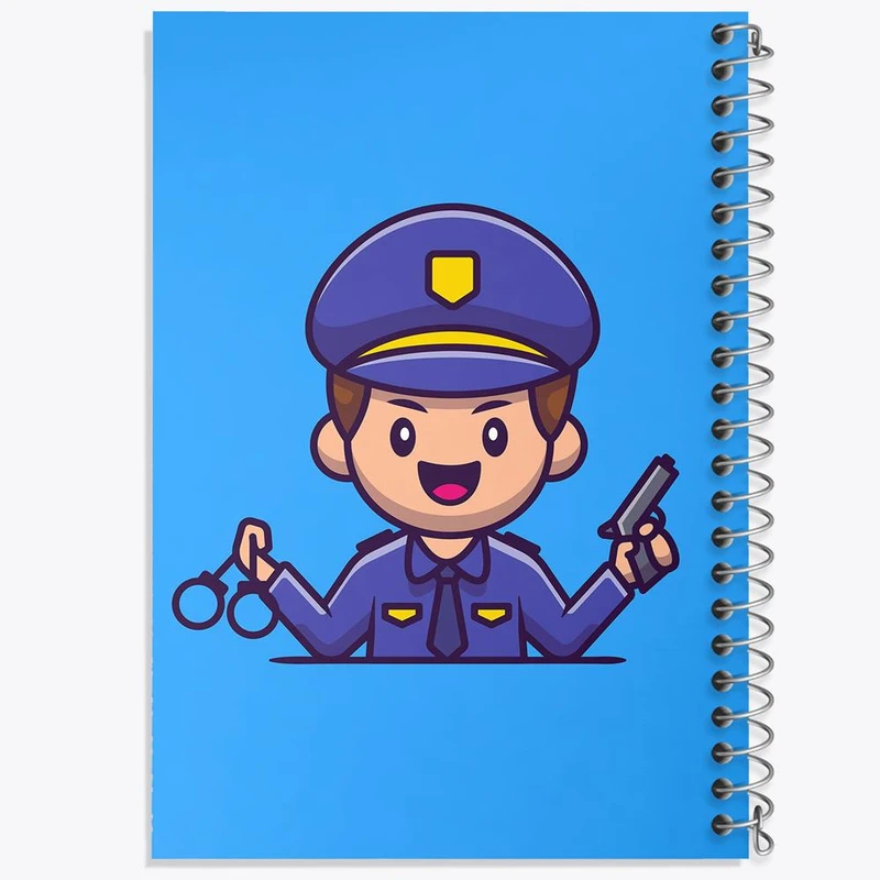 دفتر نقاشی 50 برگ خندالو مدل پلیس کد 29373