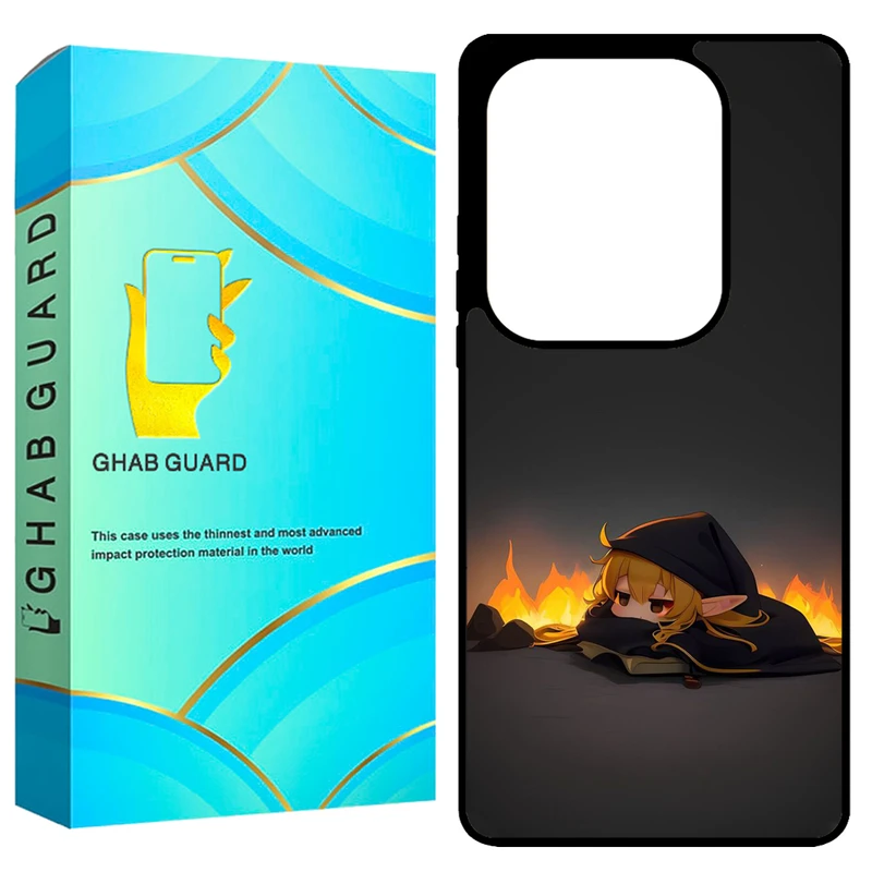 کاور قاب گارد طرح دختر مدل GCHPN13P مناسب برای گوشی موبایل شیائومی Redmi Note 13 Pro 4G / Poco M6 Pro 4G