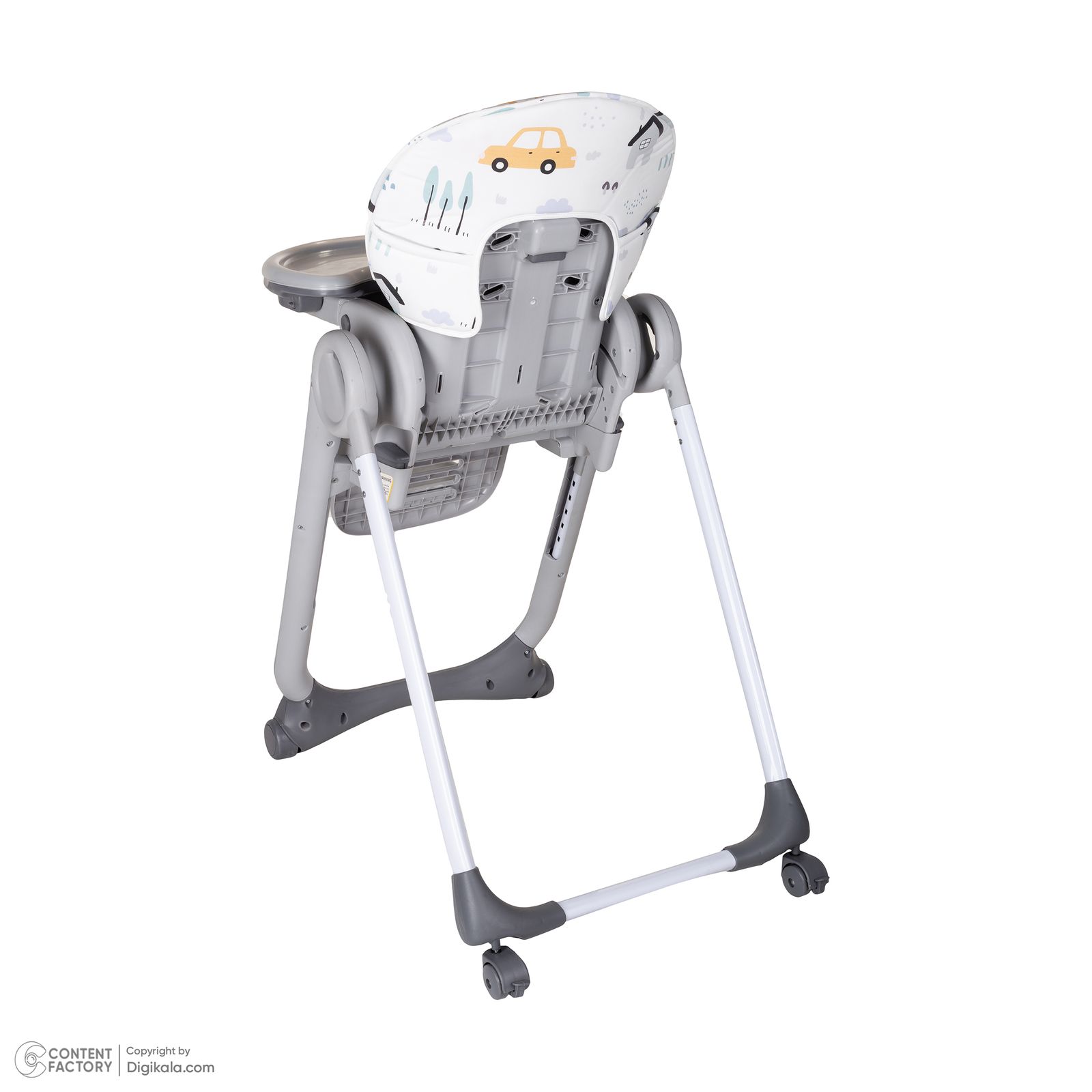 صندلی غذاخوری کودک دلیجان طرح ماشین مدل الوان -  - 7