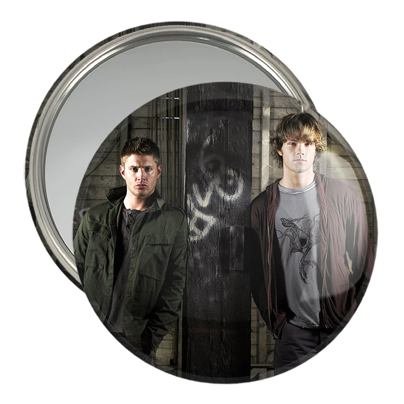 آینه جیبی خندالو مدل سم و دین وینچستر سریال سوپرنچرال Supernatural کد 24521