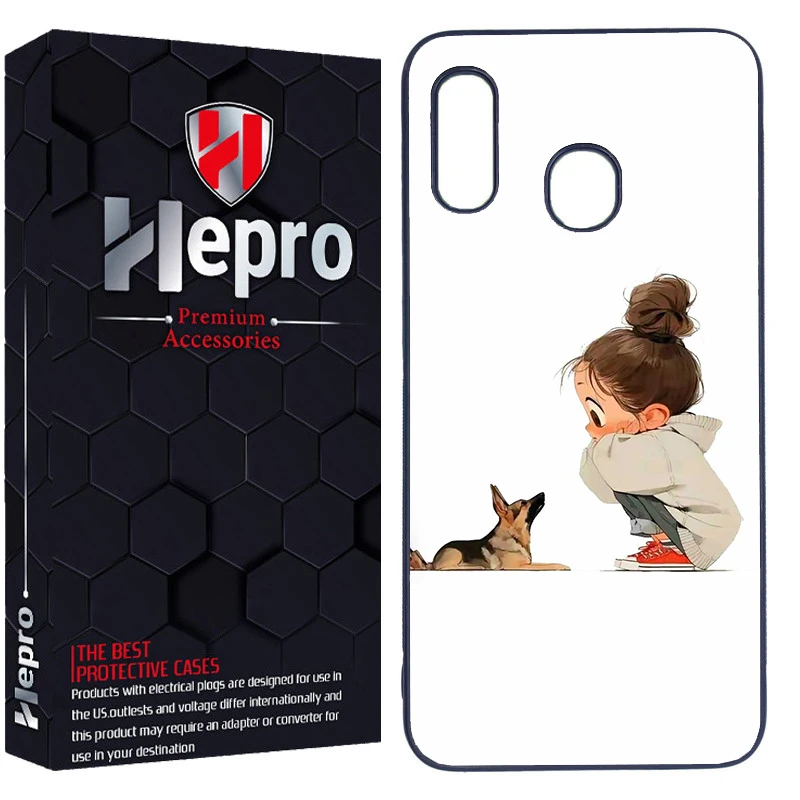 کاور هپرو طرح دخترانه کد Dimo-864 مناسب برای گوشی موبایل سامسونگ Galaxy A20/A30
