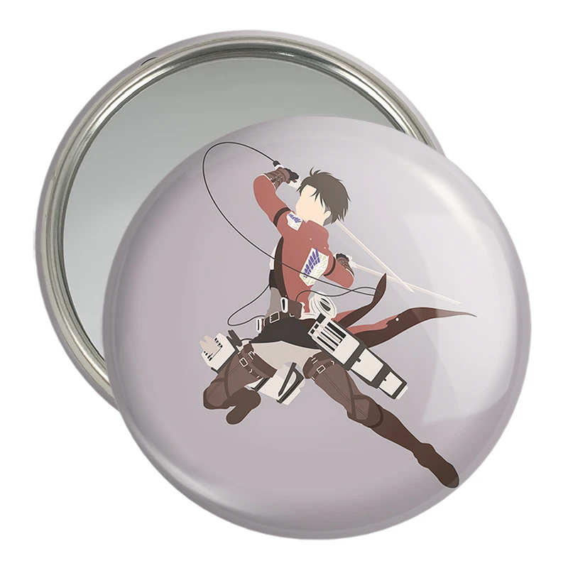 آینه جیبی خندالو مدل لیوای انیمه اتک آن تایتان Attack on Titan  کد 18553