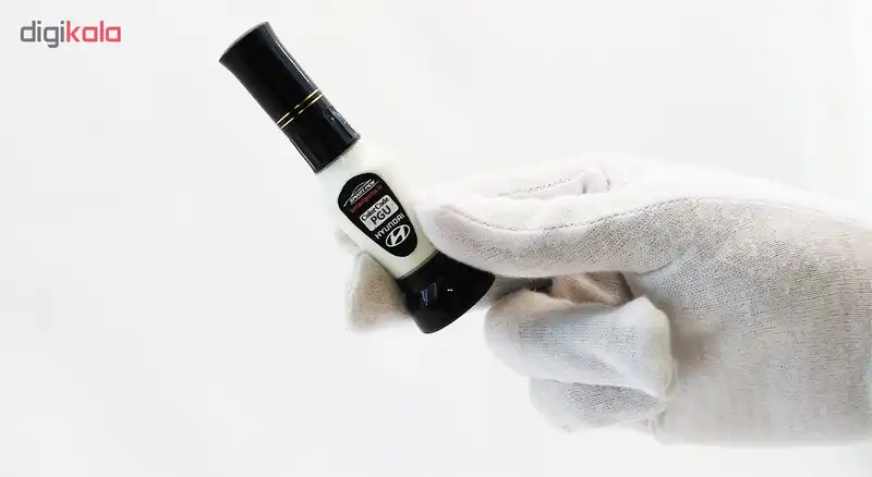 قلم خشگیر بدنه خودرو اسمارت پن رنگ سفید ساده اکسنت هیوندایی کد PGU حجم 15 میلی لیتر