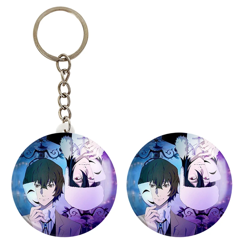 پیکسل خندالو مدل فئودور و دازای انیمه سگ های ولگرد بانگو کد 15660 به همراه جاکلیدی