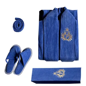 سرویس حوله پالتویی 4 تکه طرح ماریبور مدل گلبرگ کد 1