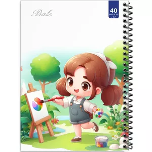 دفتر نقاشی 40 برگ انتشارات بله طرح دخترانه کد A4-K760