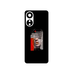 MAHOOT Collage of Mouth Cover Sticker for Oppo A78 4G