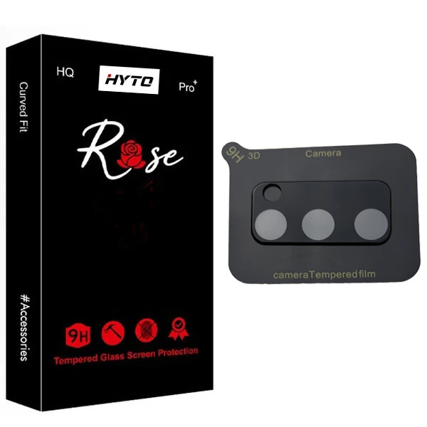 محافظ لنز دوربین هیتو مدل Rose 3D Carbon مناسب برای گوشی موبایل سامسونگ Galaxy S20 FE