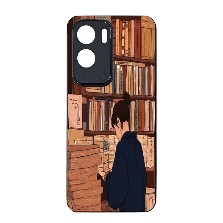 کاور گالری وبفر طرح کتابخانه مناسب برای گوشی موبایل آنر 90 lite