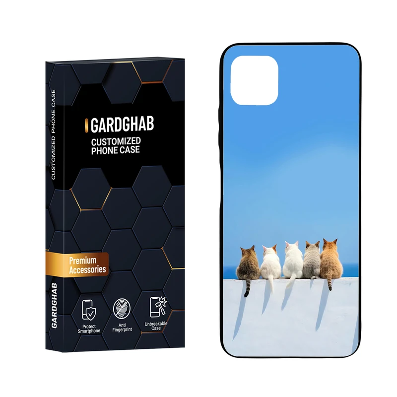 کاور گارد قاب مدل دور ژله ای هنری مناسب برای گوشی موبایل سامسونگ Galaxy A22 5G