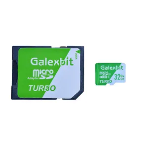 کارت حافظه microSDHC گلکسبیت مدل Turbo کلاس 10 استاندارد UHS-I سرعت 70MBps ظرفیت 32 گیگابایت به همراه آداپتور SD