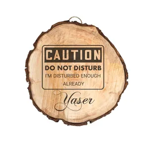 دیوار کوب چوبی مدل اسم یاسر 5656633