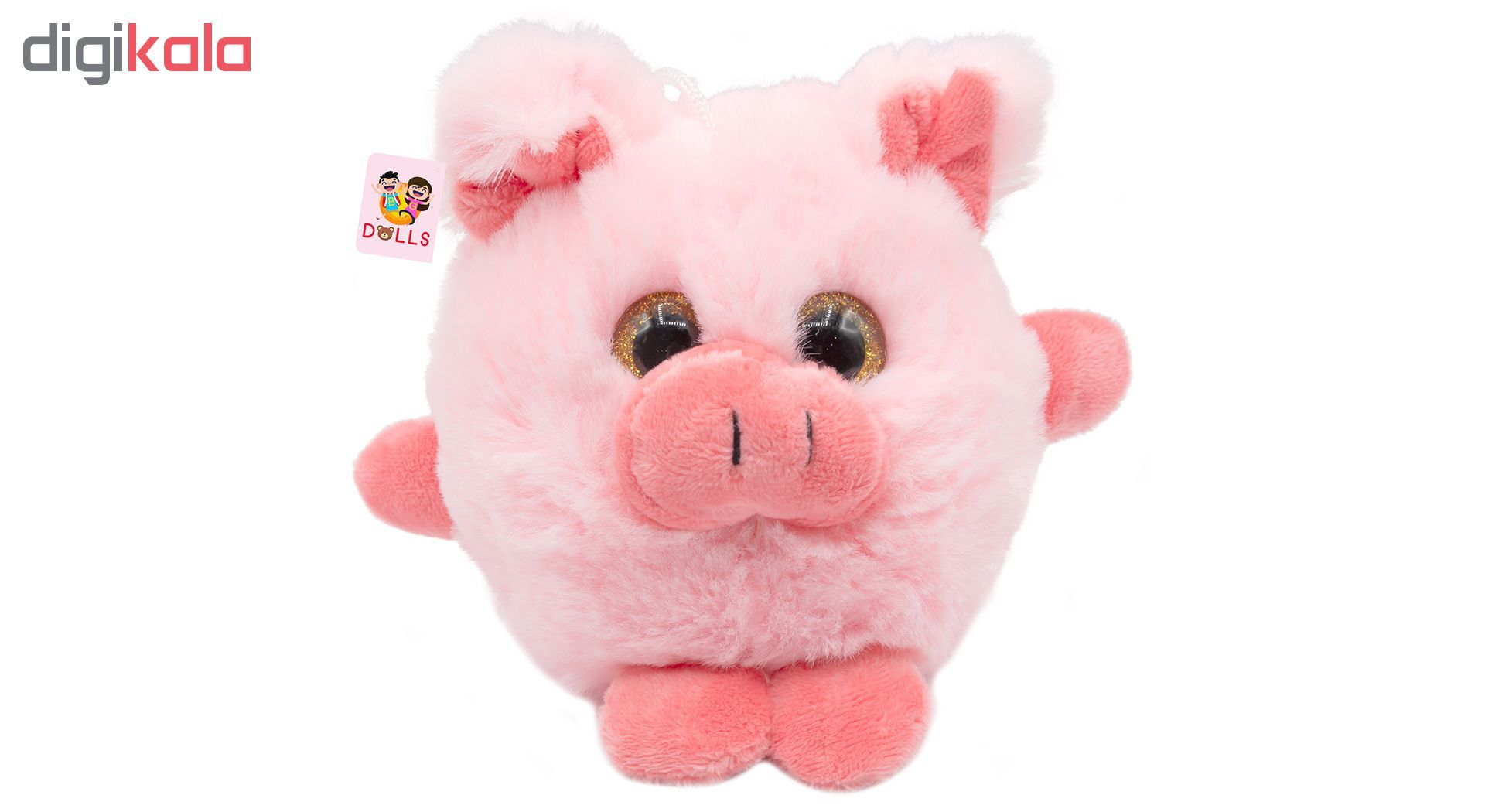 عروسک بی جی دا طرح خوک مدل Pink pig ارتفاع 12 سانتی متر