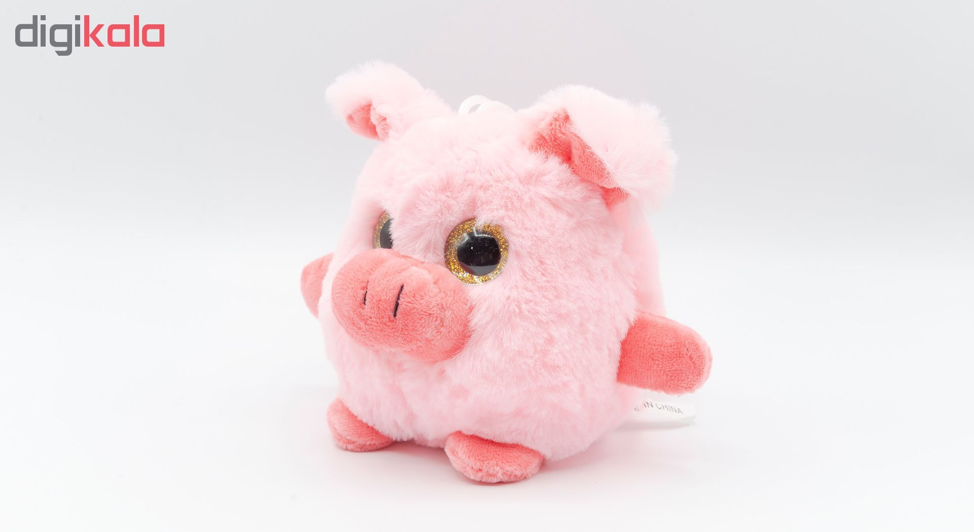 عروسک بی جی دالز طرح خوک مدل Pink pig ارتفاع 12 سانتی متر