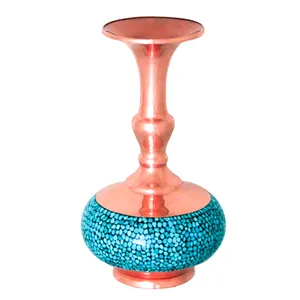 گلدان فیروزه کوبی لوح هنر کد 1263