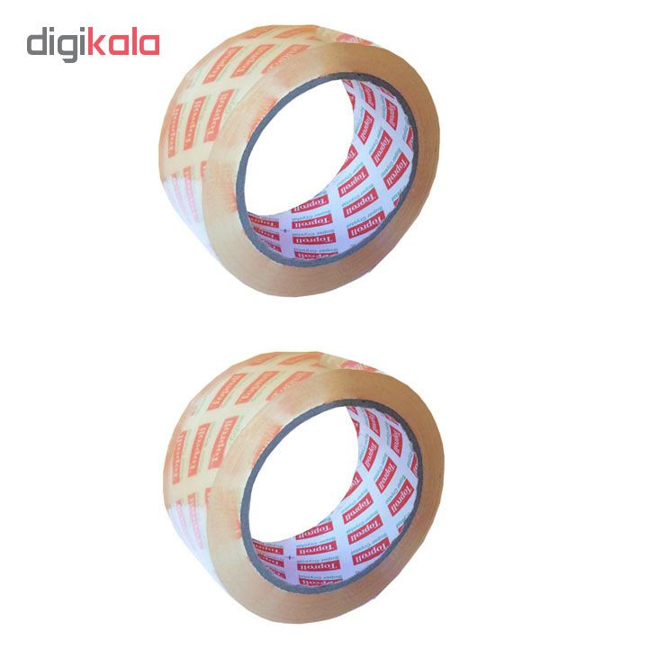 نوار چسب شیشه ای تاپ رول عرض 5 سانتی متر بسته 2 عددی