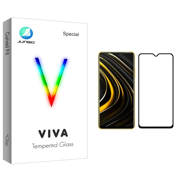 محافظ صفحه نمایش جانبو مدل Viva Glass مناسب برای گوشی موبایل شیائومی Poco M3