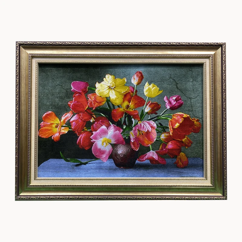 تابلو فرش دستباف طرح گل کد ۲۱۴۹۸۲۷۸