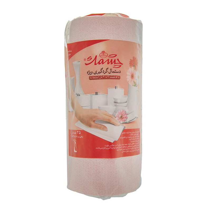 دستمال گردگیری چشمک مدل Pink Green Wipe