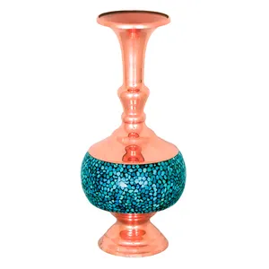 گلدان فیروزه کوبی لوح هنر کد 1268