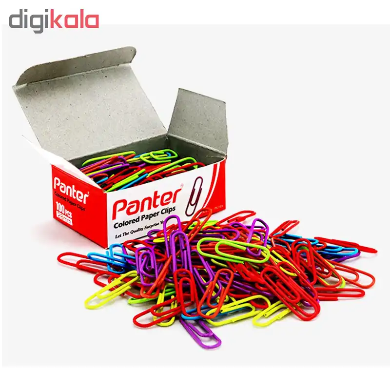 گیره کاغذ پنتر مدل 1616_R بسته 100 عددی