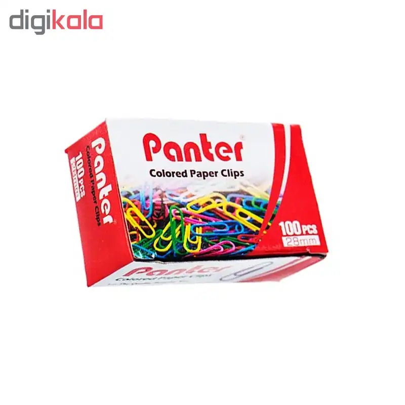 گیره کاغذ پنتر مدل 1616_R بسته 100 عددی