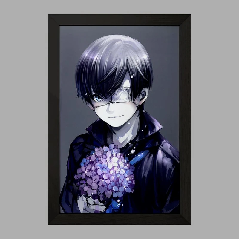 تابلو خندالو مدل کانکی کن انیمه توکیو غول Tokyo Ghoul  کد 11898