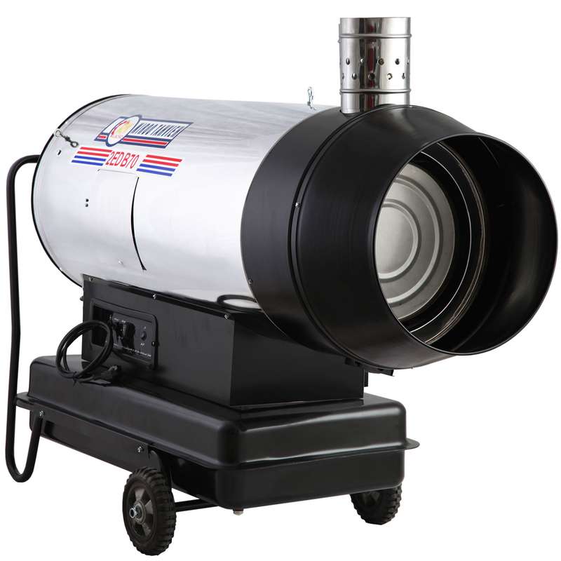 جت هیتر دوگانه سوز دودکشدار مخزن دار نیرو تهویه البرز مدل 2EDB-70