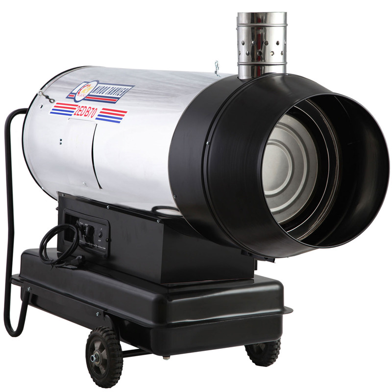 جت هیتر دوگانه سوز دودکشدار مخزن دار نیرو تهویه البرز مدل 2EDB-70