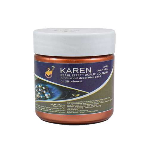 رنگ آکریلیک کارن مدل Oyster copper حجم 28 میلی لیتر