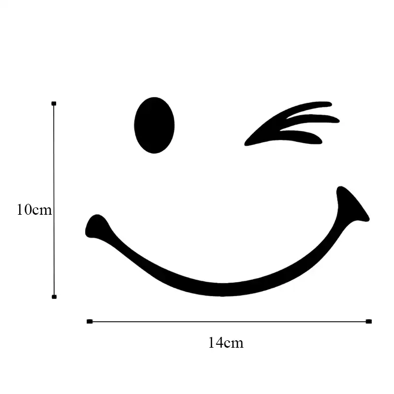 برچسب بدنه خودرو طرح Smile کد b264
