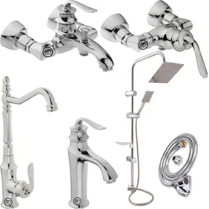 ست شیرآلات ایلمان مدل هلن K100 مجموعه 6 عددی