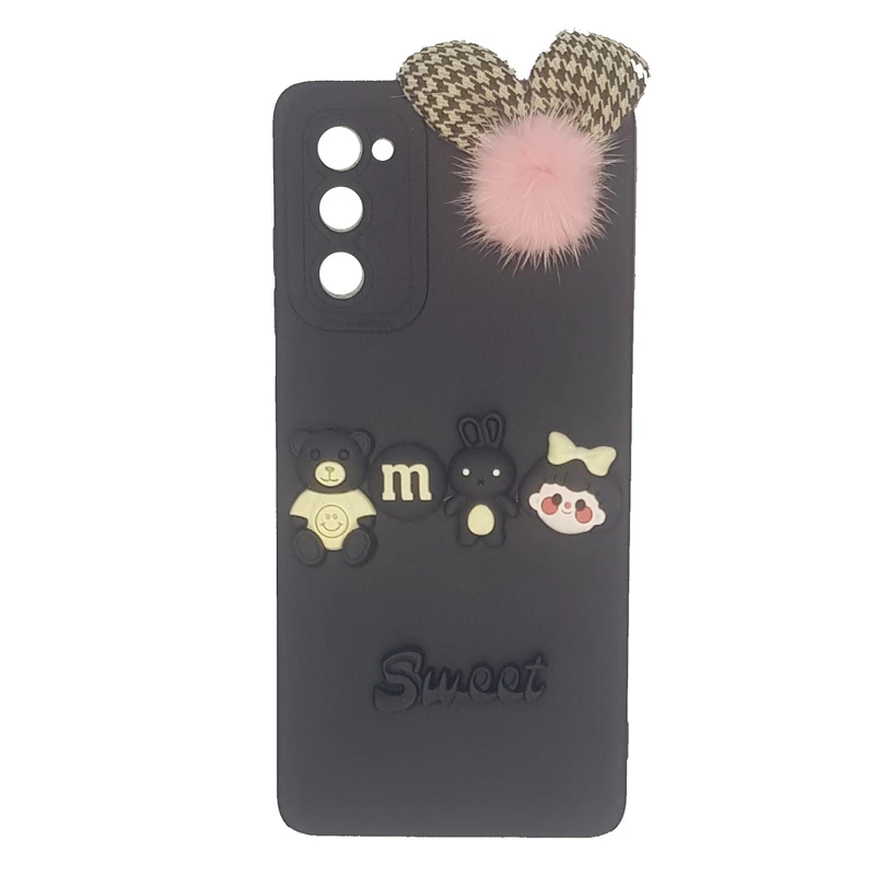 کاور طرح عروسکی برجسته مدل sweet مناسب برای گوشی موبایل سامسونگ Galaxy S21 FE