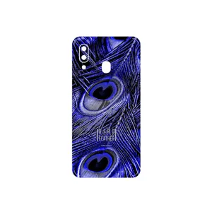 MAHOOT Purple Feather Cover Sticker for Samsung Galaxy A40