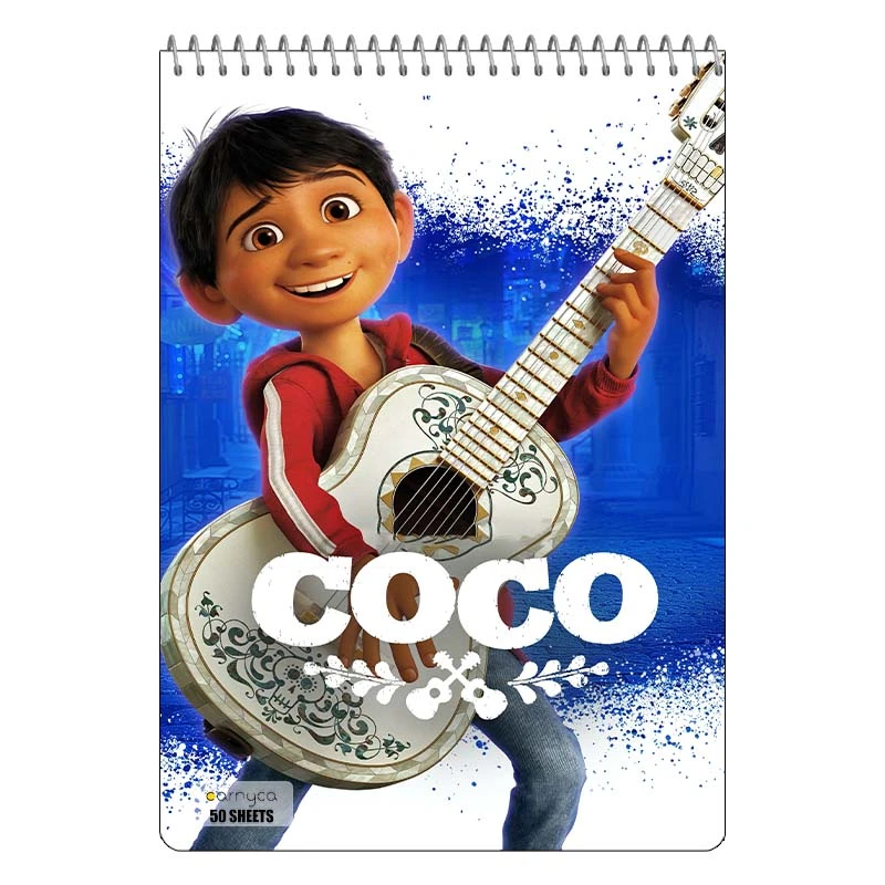 دفتر نقاشی 50 برگ سیمی کارنیکا طرح کوکو Coco کد 98106