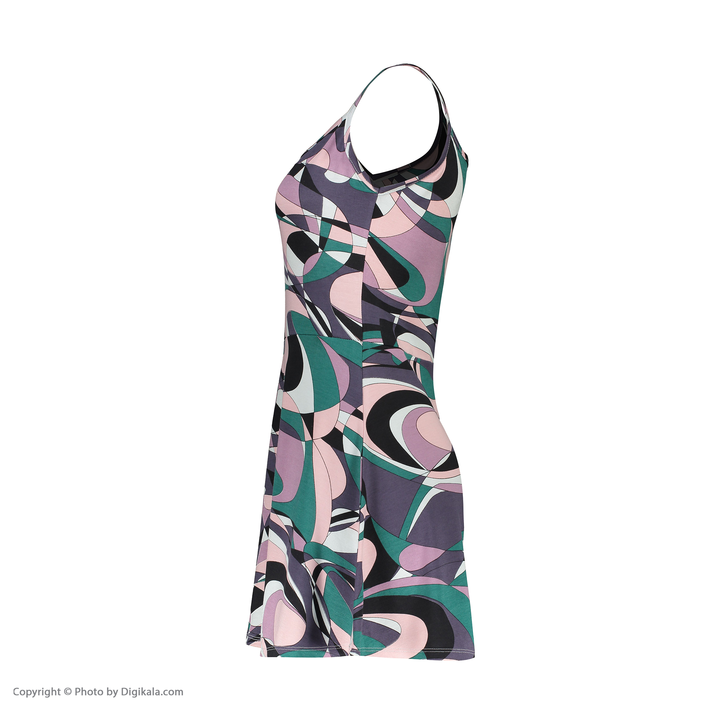 پیراهن زنانه افراتین مدل نگار رنگ سبز