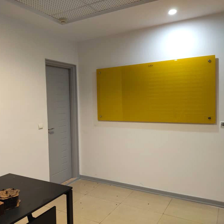 تخته وایت برد شیشه ای عکسنگ مدل CG سایز 150x90 سانتی متر