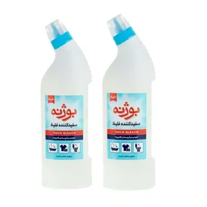 مایع سفید کننده غلیظ بوژنه مدل ضد باکتری حجم 750 میلی لیتر بسته 2 عددی